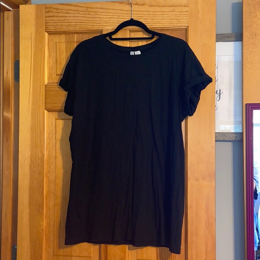 Black T-shirt Dress